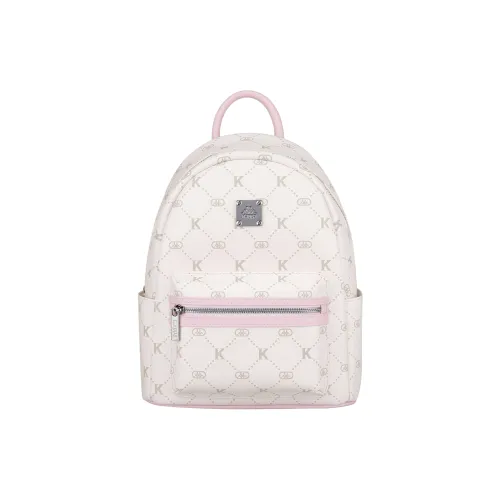 KAPPA Матовая кожа Рюкзак Средний Женские Peachy Puff Розовый