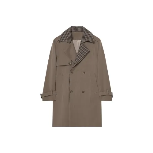 J.D.V Светлый Кофейный Унисекс Тренч