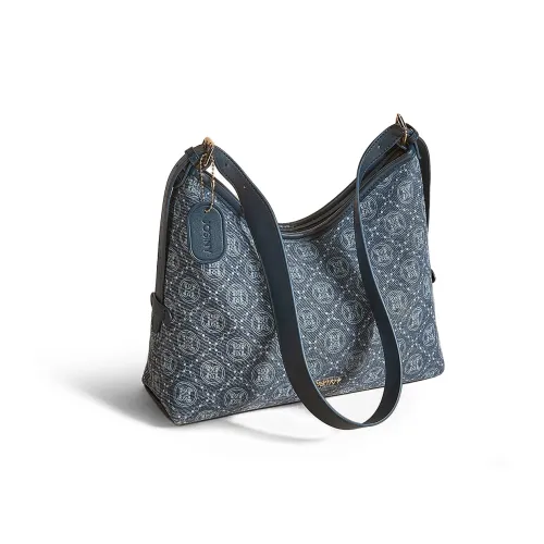 JOSINY Ткань Подмышечный Сумка на плечо Женская Синяя