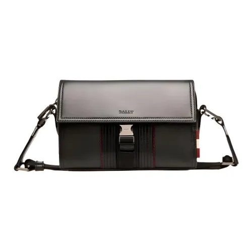 BALLY Корова Кожа Доска Сумка через плечо Мужская Черная