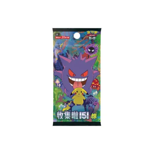 POKEMON Коллекционная игра карта Zhuzi Покемон MID AUTUMN коробка IP Аниме карточки 1 упаковка