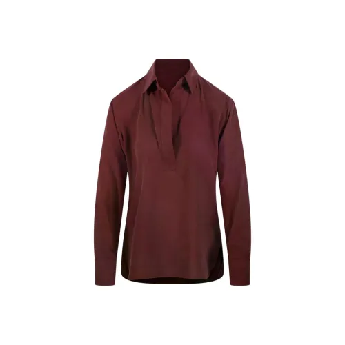 MaxMara Женские Рубашки Бордового Цвета