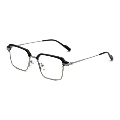 Xiao Luo Di Сплав Оправа для очков "Брови" Унисекс Черный Серебряный
