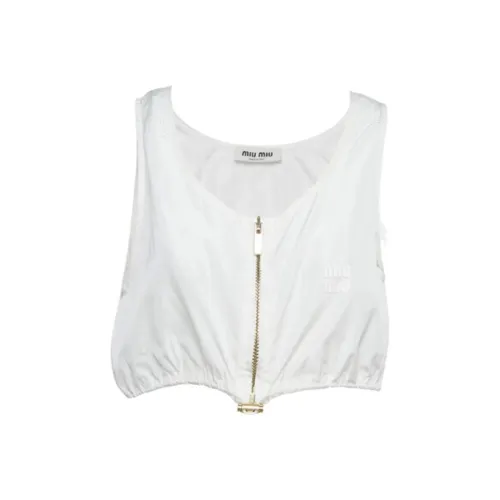 MIU MIU Белый Женские Майки