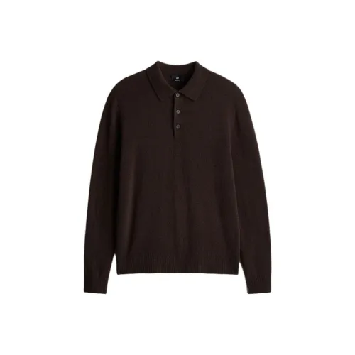 H M Коричневая Мужская Поло