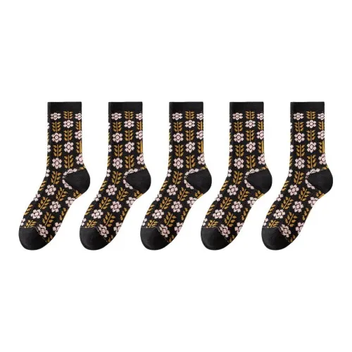 XIA.WA.ZHI.XIU Высокие носки для колена женские