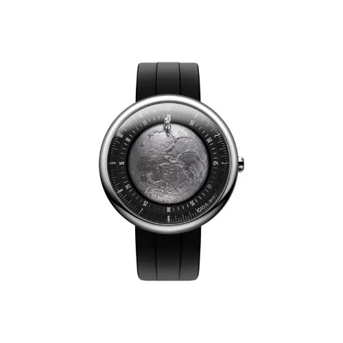 CIGA Design Механическое устройство Eco Friendly Ремешок из фторкаучука Часы Мужские Черный циферблат