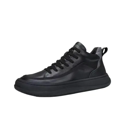 Frank Mully Повседневная обувь Высокий топ Черный мужской