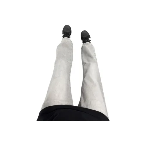 KVIV Дымчатый Серый Мужские Джинсы