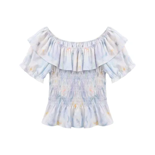 Another alley Смешанные Фиолетовые Женские Рубашки