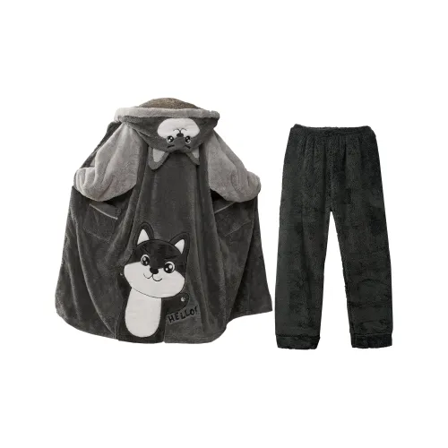 Qiao Ni Tong Милый щенок Мужской комплект пижам