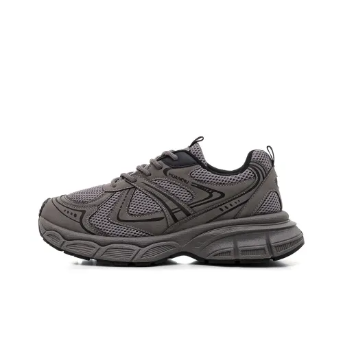 HUANQIU Износостойкий Легкий Противоскользящий Низкий Топ Толстая подошва Мужские кроссовки