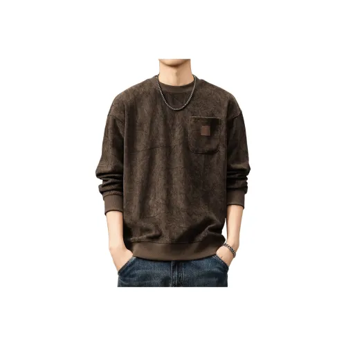 SLLAVIF Мужские Свитшоты