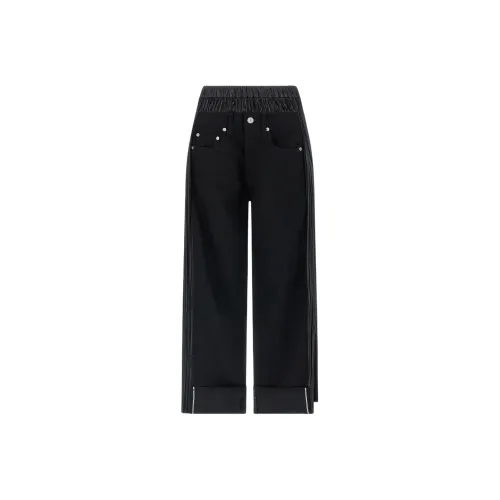 JUNYA WATANABE FW25 Эластичные джинсы с широкими штанинами пояс с резинкой женские