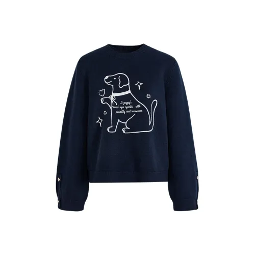 KUOSE Темно-синие женские свитеры