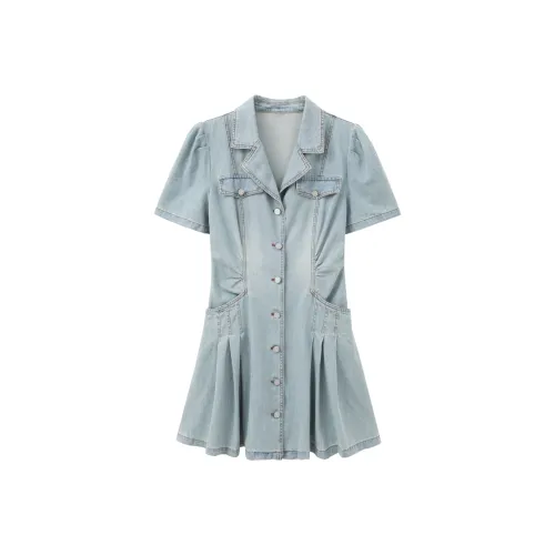 Another Alley Короткий рукав Платье Женское