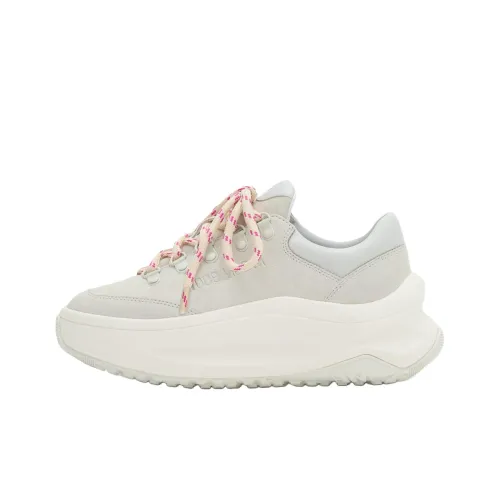 MOON BOOT Moon247 Городской Бьянко Низкий Топ Повседневная Обувь Женская Серый