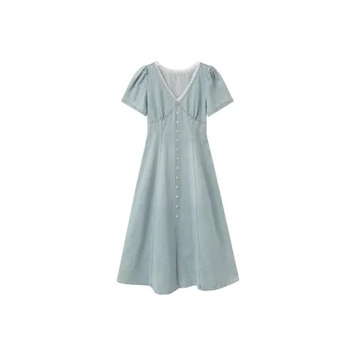 Another Alley Короткий рукав Платье Женское