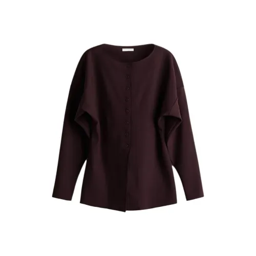 H M Бургунди Женские T-рубашки