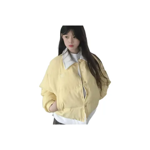 MCGB Желтый Женские пуховики