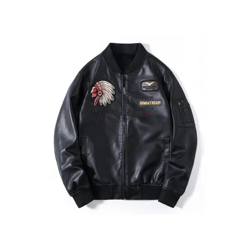 ONENINE34PM Кожаная куртка мужская