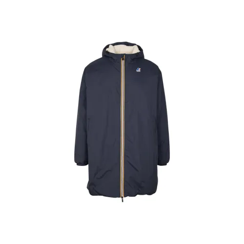 K WAY Синий Мужской Пуховик