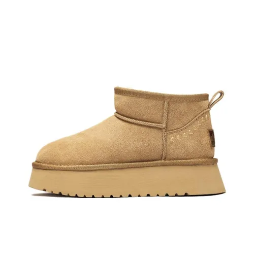 AGSDON Короткие Сноубутсы 4CM Женские