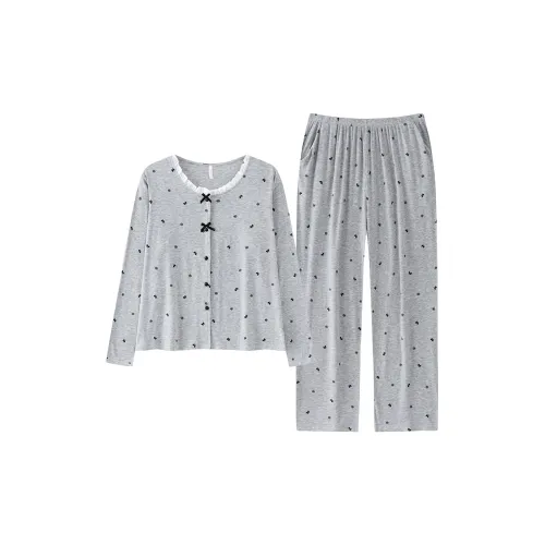 Beina Светло-серый женский пижамный комплект