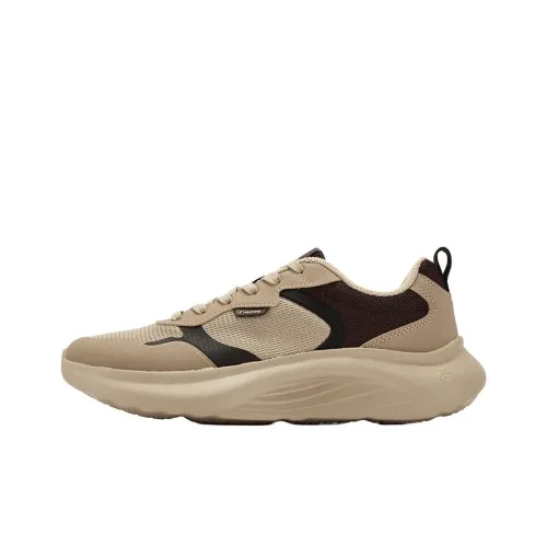 361° Амортизация и Дышащий Низкий Топ Повседневные Беговые Кроссовки Мужские Абрикос Коричневый Серый