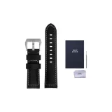 Черный с серебряной пряжкой