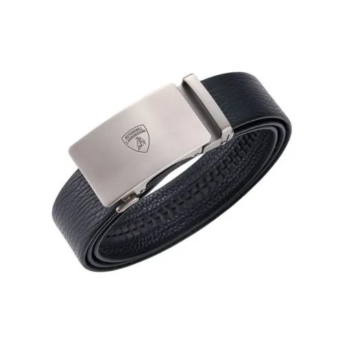 AUTOMOBILI LAMBORGHINI Ремни из коровьей кожи Мужской 3,5 см