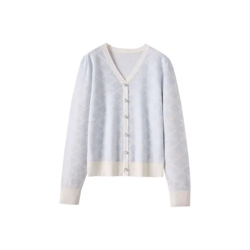 JINJU Светло-фиолетовый синий женский трикотаж