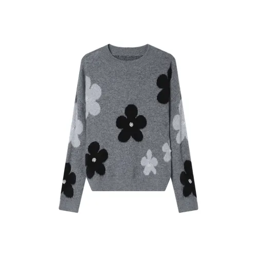 LOUISY AO Серый Женский Свитер