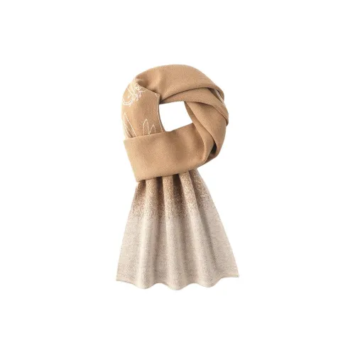 CARDANRO Шерсть Трикотаж Шарфы Унисекс