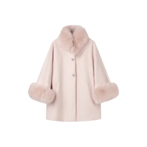 Aghr Розовый Женские Бархатные Куртки