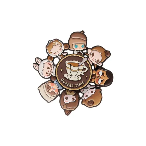 POP MART Bubbles Cute Bean Coffee Factory Collection SPIN Значок Trend Based Products