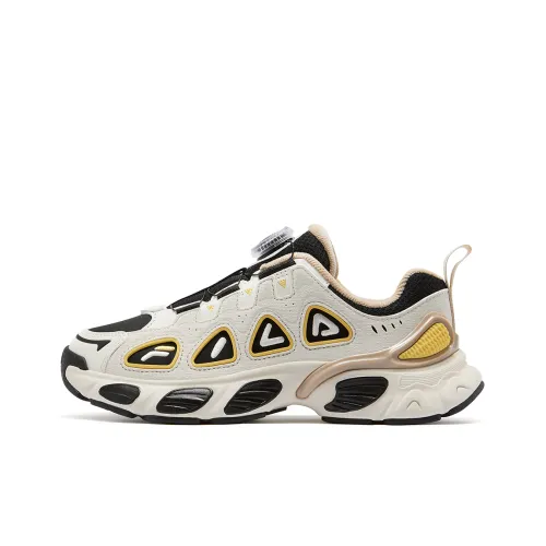 FILA KIDS Противоскользящие детские беговые кроссовки Черный Arctic Волчий серый MiaoJia Обувь Северный Edition Подростки