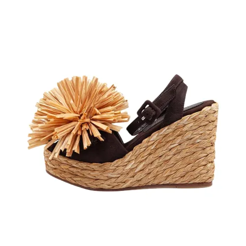 Paloma Barceló One Ремешок Сандалии 11 см Женские Коричневый