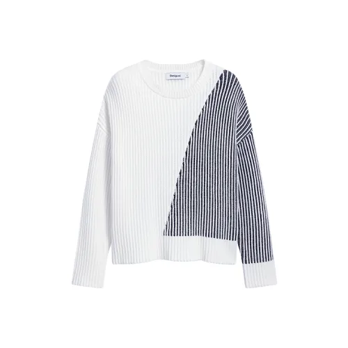 Desigual Айвори Белый Женский Трикотаж