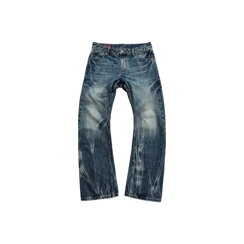 EODUP Синий Мужской Джинсы