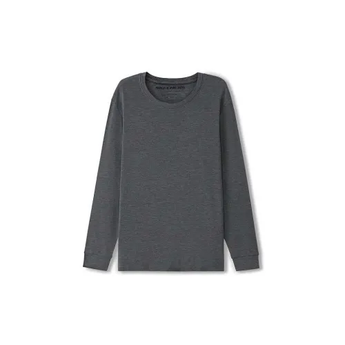 Skechers Черный с меланжевым серым 05PS Мужские майки под одежду