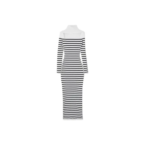 Jean Paul Gaultier Длинное платье с длинными рукавами женское