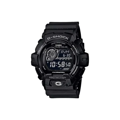 CASIO г SHOCK Collection Солнечный Кварцевый механизм Пластиковый ремешок Часы Мужские Черный циферблат