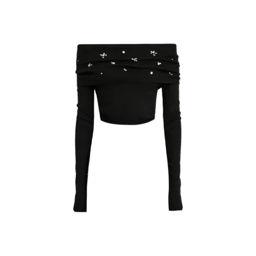 DPLAY Классический черный Женская трикотажная одежда