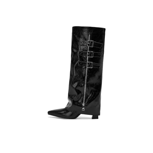 TOOMANYSHOES Уличный Runway Высокие сапоги до колена Женские