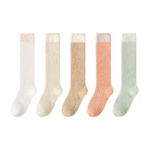 XIA.WA.ZHI.XIU Высокие носки для колена женские