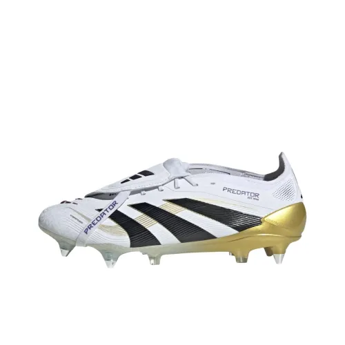 Adidas Predator Elite SG Мягкая трава Футбольные бутсы Унисекс Облачный белый