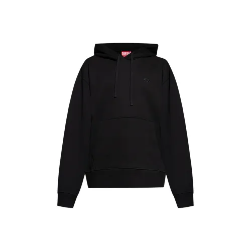 DIESEL Черные Мужские Свитшоты