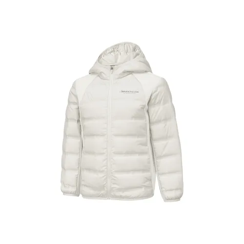 Skechers Пуховик Зефирный Белый Подростки