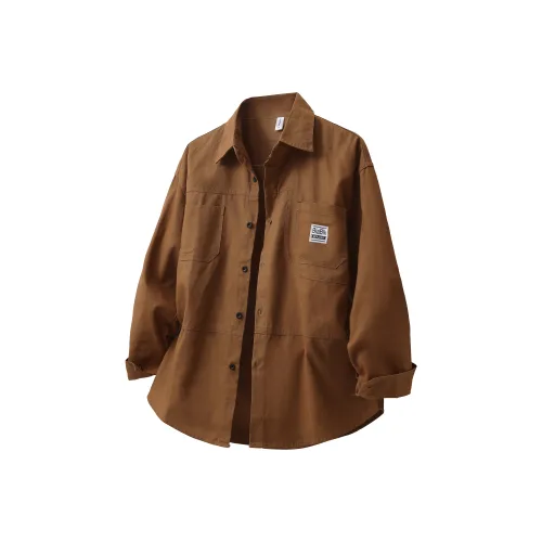 UPXIW Хаки Унисекс Рубашки